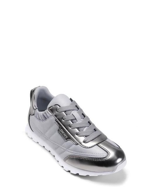 DKNY White Fahn Sneaker