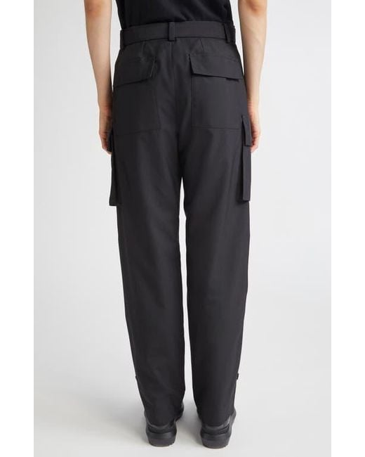 Sacai Black Suiting Cargo Pants