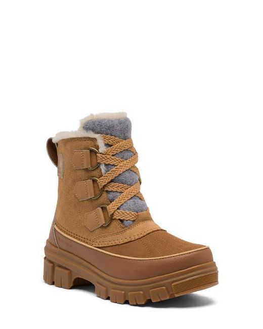 Sorel Brown Tivoli V Faux Fur Lined Waterproof Boot