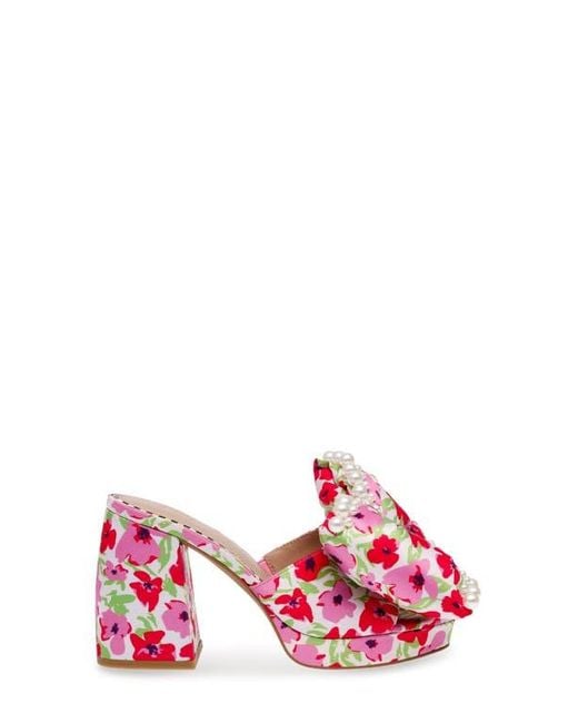 Betsey Johnson Red Maccie Platform Sandal