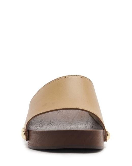 SCHUTZ SHOES Brown Shayla Slide Sandal