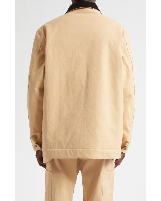 Sky High Farm Natural Gender Inclusive Cotton Canvas Chore Coat for men