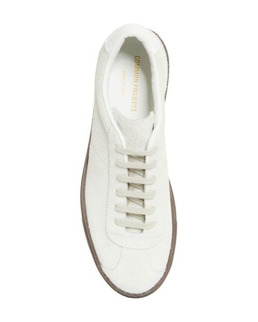 Common Projects White Field Suede Trainer Sneaker for men
