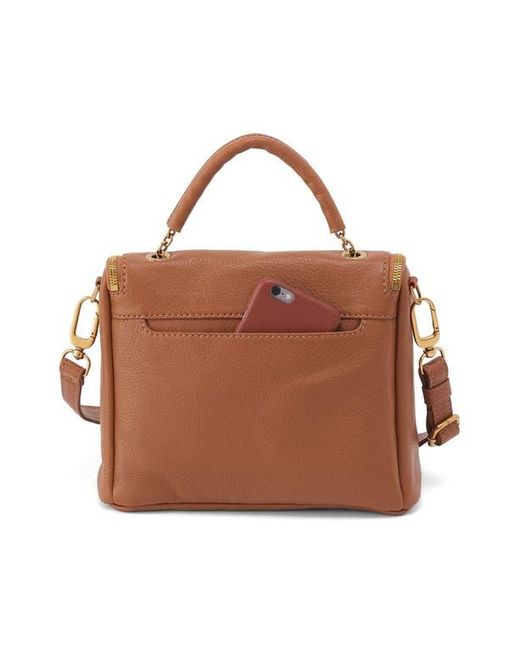 Hobo International Brown Fern Leather Top Handle Satchel