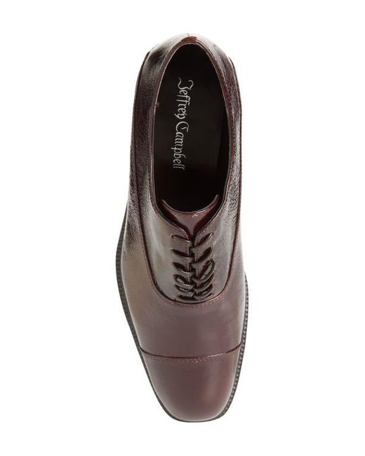 Jeffrey Campbell Brown Thatch Cap Toe Oxford Pump