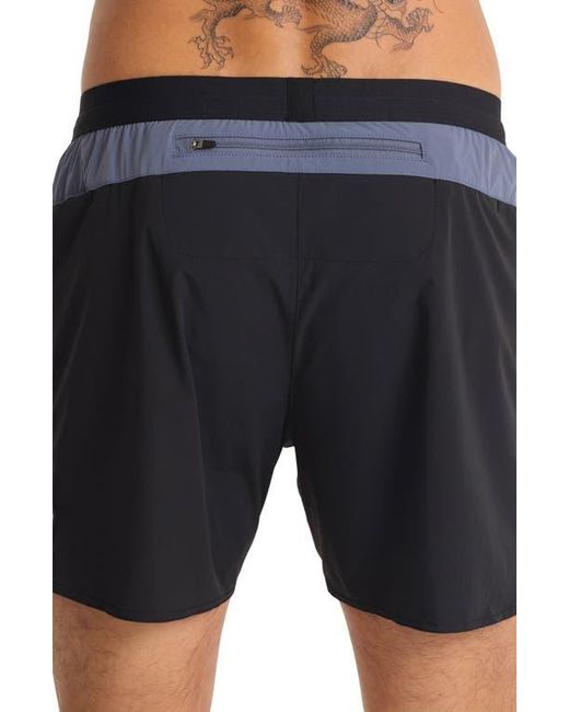 Roark Blue Alta 5 Drawstring Shorts for men