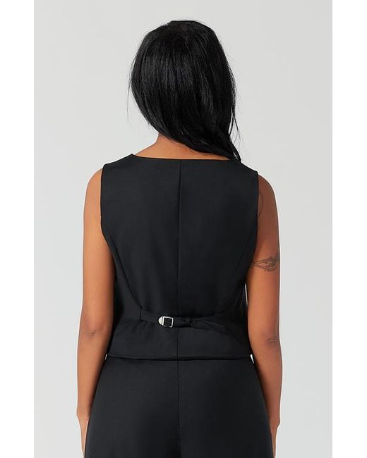 Aam The Label Black The Wool Vest