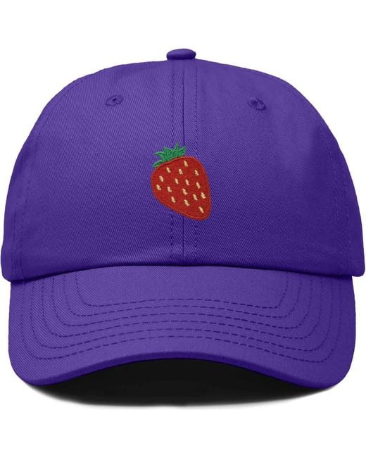Alix Purple Strawberry Hat