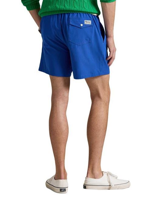 Polo Ralph Lauren Blue Traveler Swim Trunks for men