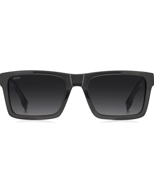 Boss Black 56Mm Gradient Rectangular Sunglasses for men