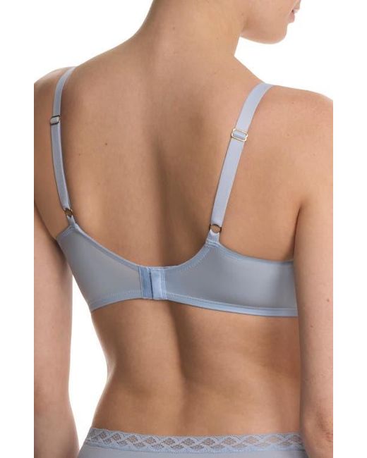 Natori Blue Statement Lace Side Support Bra