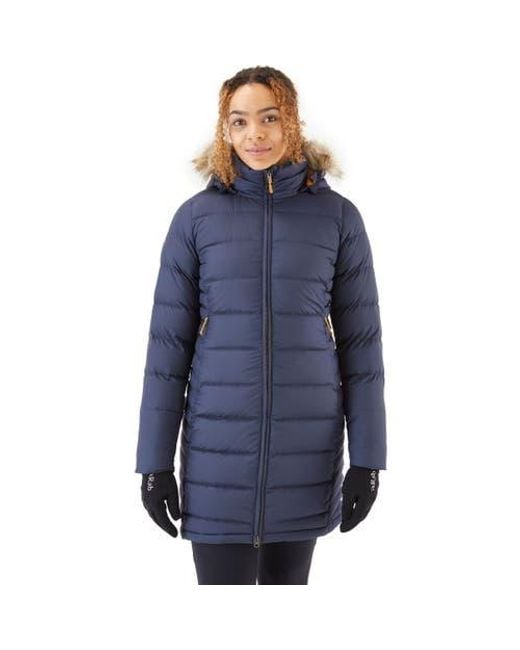 Rab Blue Deep Cover Parka