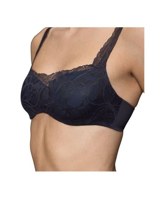 Triumph Black Body Makeup Illusion Lace Balconette Bra