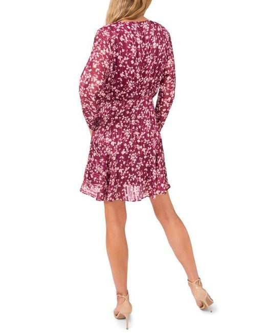 Parker Red The Livy Long Sleeve Cocktail Dress