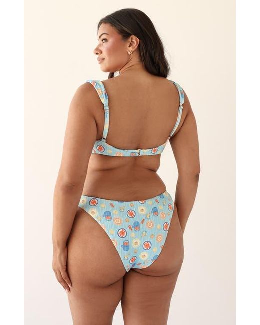 Dippin' Daisy's Brown Nocturnal Cheeky Bikini Bottom