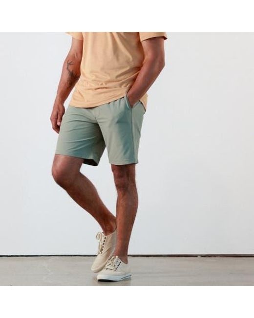 Myles Apparel Green Everyday Short 8 for men