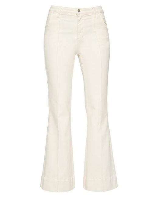 Bayeas White High Waist Flare Jeans