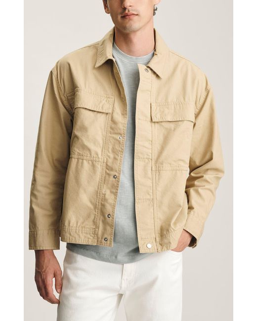 Mavi Natural Multipocket Button-Up Shirt for men