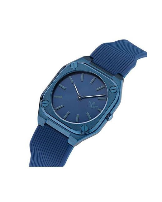 Adidas Blue Silicone Strap Watch for men