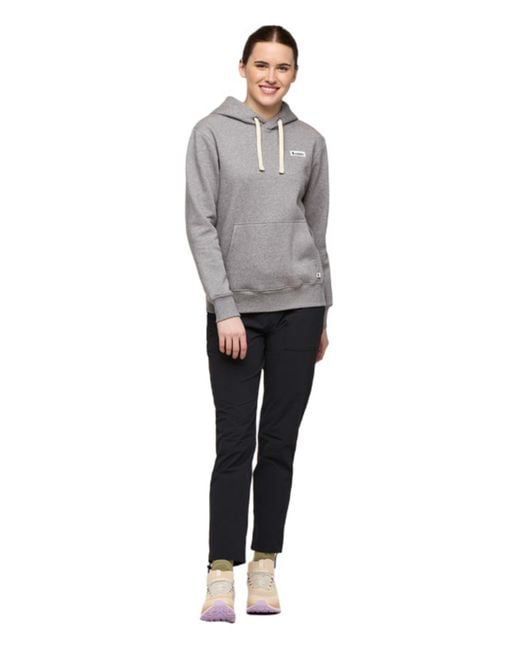 COTOPAXI Gray Llama Patch Pullover Hoodie