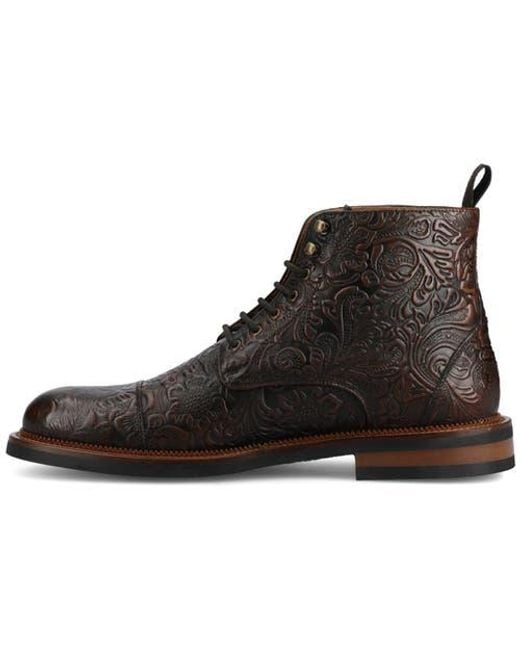 Taft Black The Rome Dress Boot for men