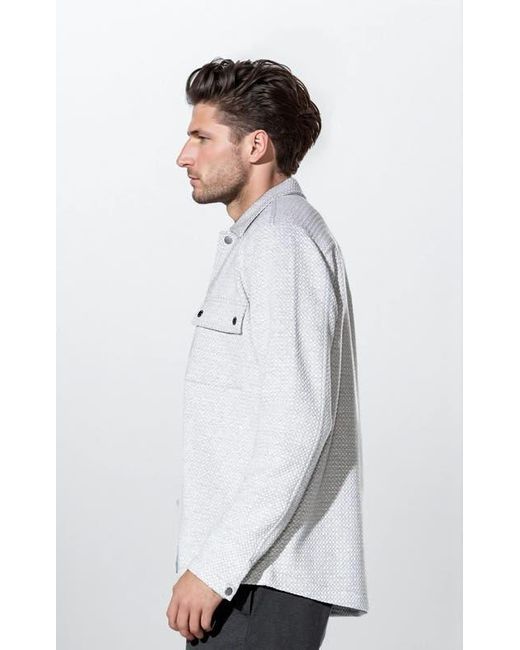 Ledger & Ford White Quilted Arcadia Jacket for men