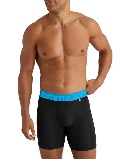 Tommy John Blue 360 Sport 4-Inch Hammock Pouch Boxer Briefs for men
