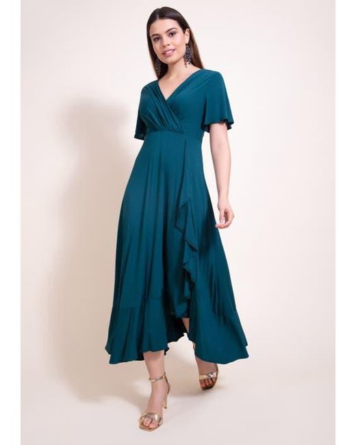 Alie Street London Blue Waterfall Dress