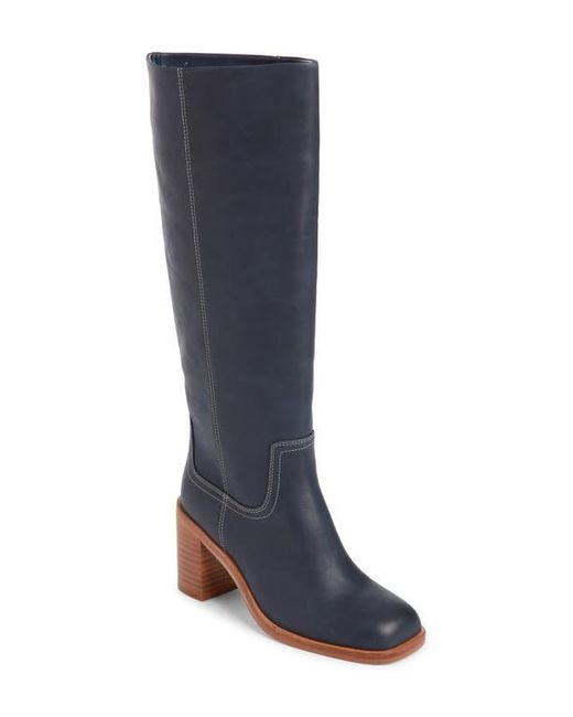 Steve Madden Blue Woodstock Knee High Boot