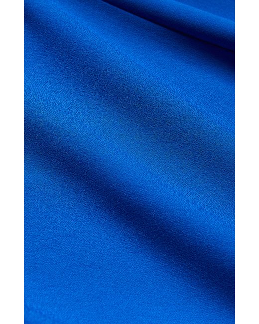 Ted Baker Blue Isparta Cap Sleeve Asymmetric Midi Dress