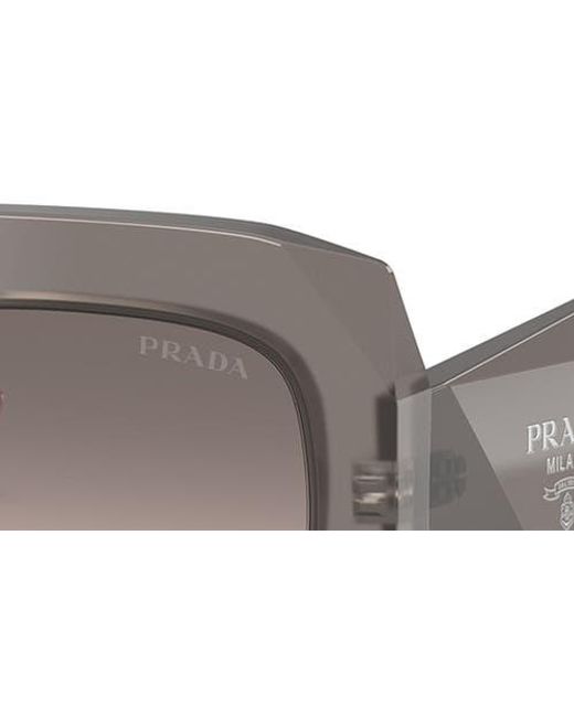 Prada Multicolor 55Mm Square Sunglasses