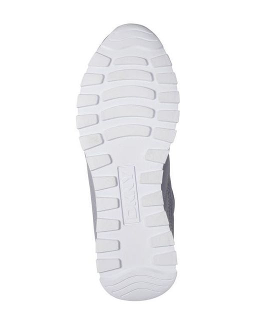 DKNY White Fahn Sneaker