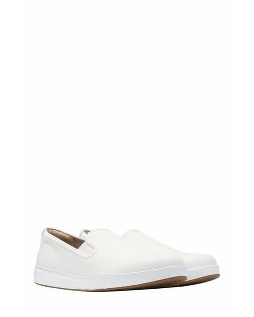 ABEO White Encore Slip On Sneaker