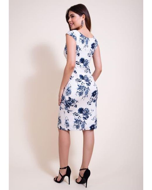 Alie Street London Blue Pippa Shift Dress