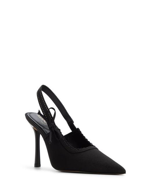 ALDO Black Hennie Slingback Pointed Toe Pump