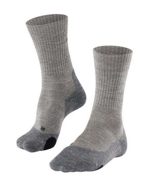Falke Gray Tk2 Explore Wool Hiking Socks