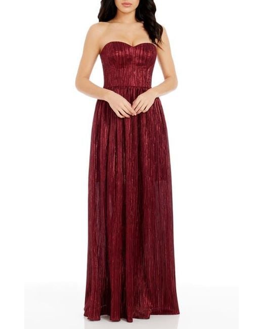 dress the population audrina Dress The Population Audrina Strapless Dress - Black Multi