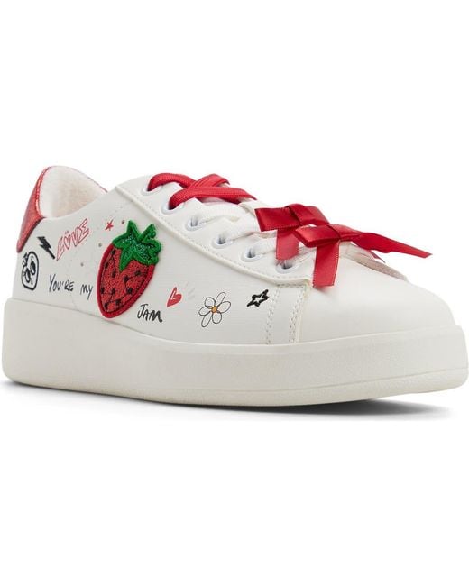 ALDO White Love Platform Sneaker