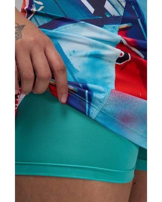 Nike Blue Print Skort