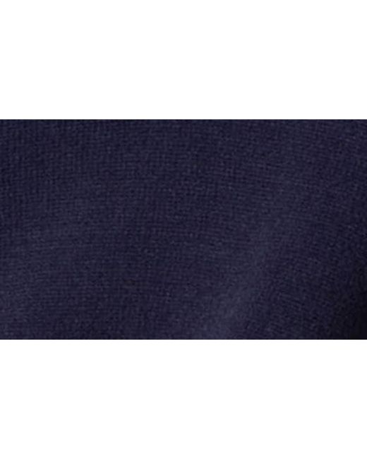 Edikted Blue Marcie Oversize Crop Sweater