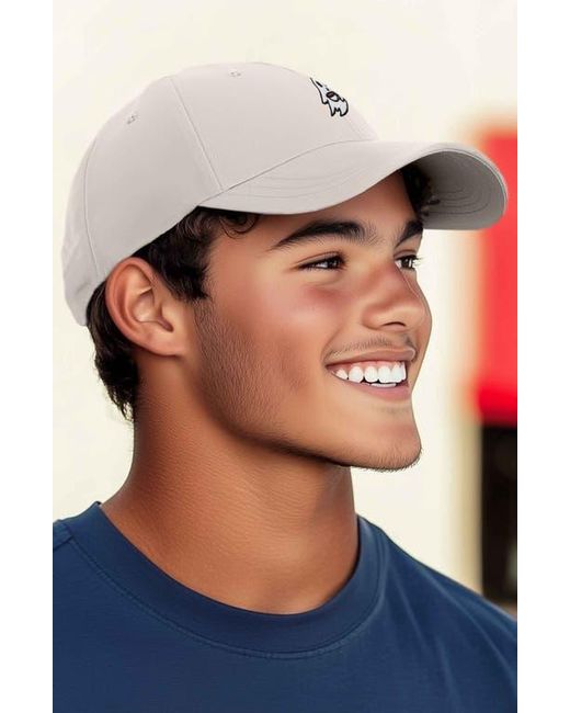 Alix Natural Coffee Ghost Embroidered Hat