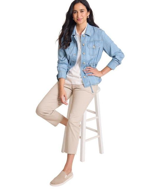 Tommy Bahama Blue Chambray Utility Jacket