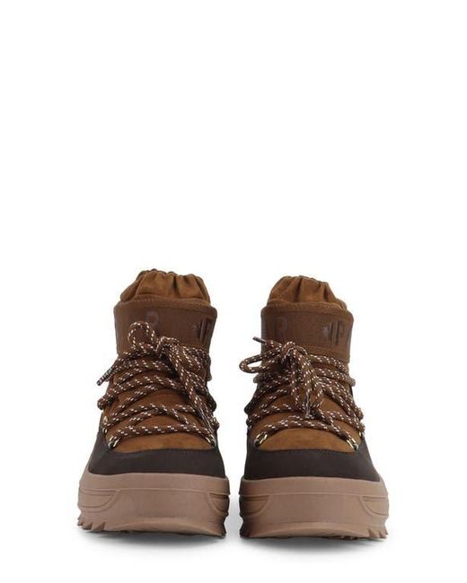 Pajar Brown Galaxy Mini Waterproof Platform Ankle Bootie
