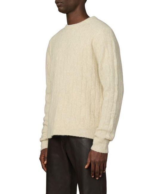 Joe's Jeans Natural Cable Pullover Sweater for men