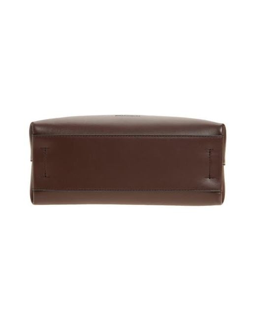 J.W. Anderson Brown Small Jwa Corner Leather Top Handle Bag