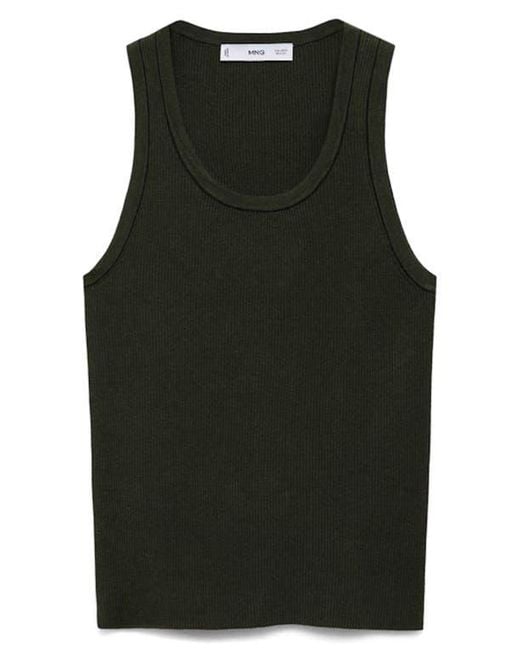 Mango Green Rib Tank