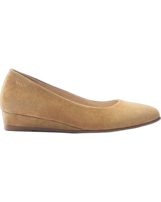 VISCATA Natural Roma Suede Flats