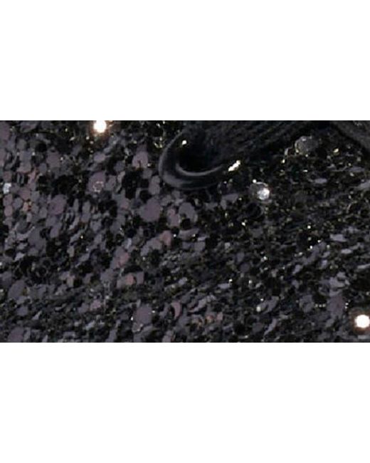 Keds Black Point Glitter Platform Sneaker