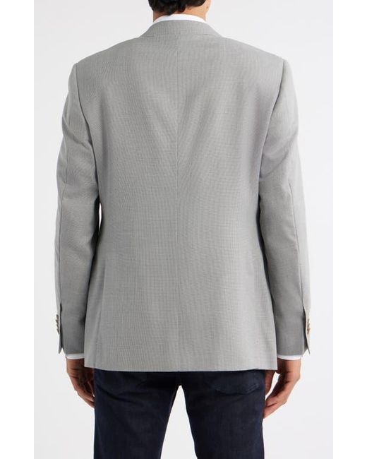 Canali Gray Siena Regular Fit Impeccable Super 130S Wool Suit Jacket for men
