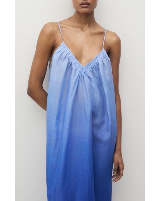 Mango Blue Ombré Ramie Nightgown